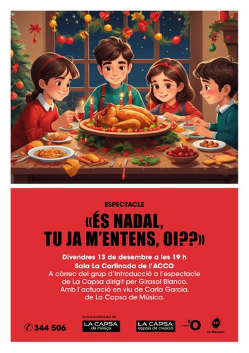 Espectacle "És Nadal, tu ja m'entens, oi??"