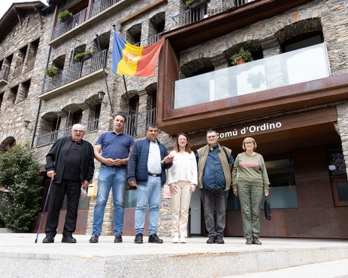 Els cònsols d'Ordino reben la visita d'una delegació d'Auzat