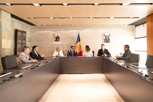 Visita Institucional dels síndics generals a Ordino